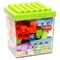 Roo Crew: Block Set - 75 Pieces - Assorted Lid Color, Building Activity Set, Colorful Blocks & Storage Container, Toddlers & Kids Ages 2+
